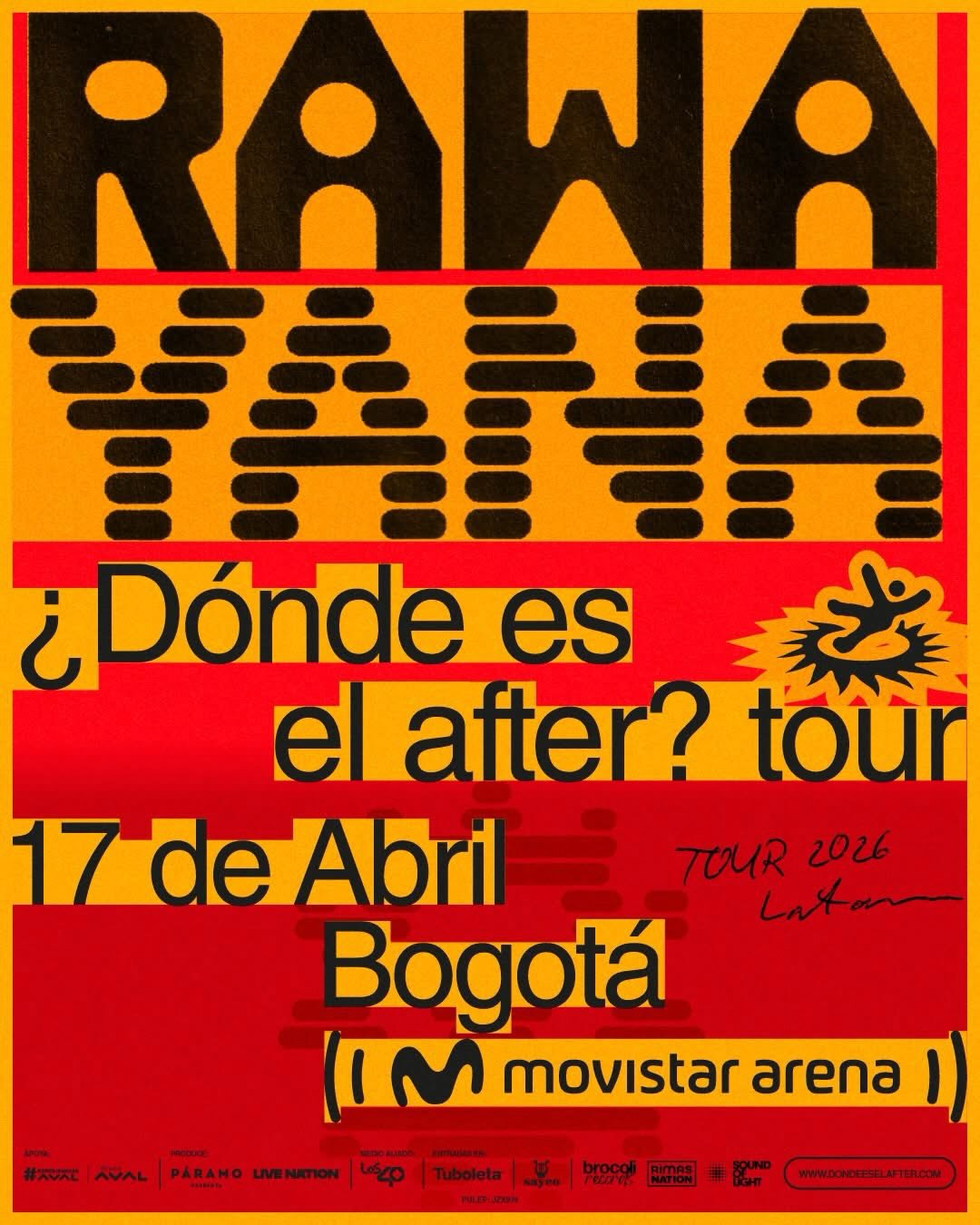 ¡Rawayana en Bogotá! ¿Dónde es el After?